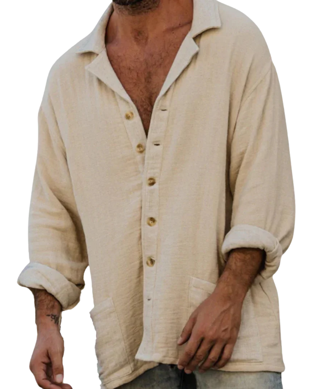 Camisa de lino «Palm Springs»