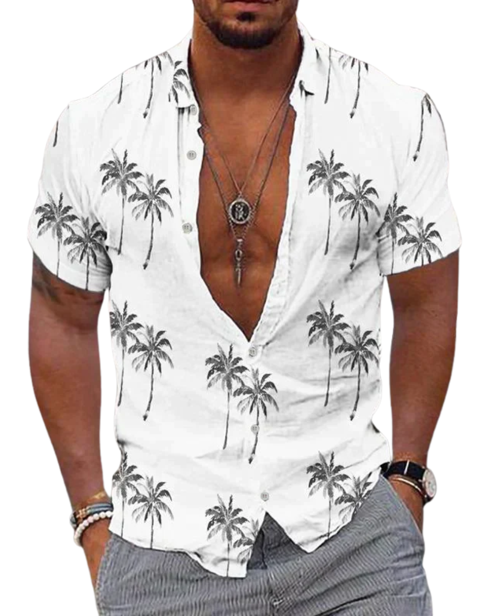 Camisa hawaiana elegante