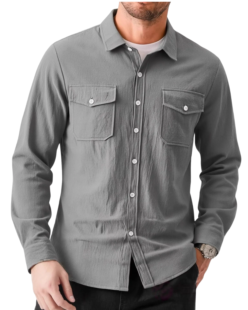 Camisa informal de hombre