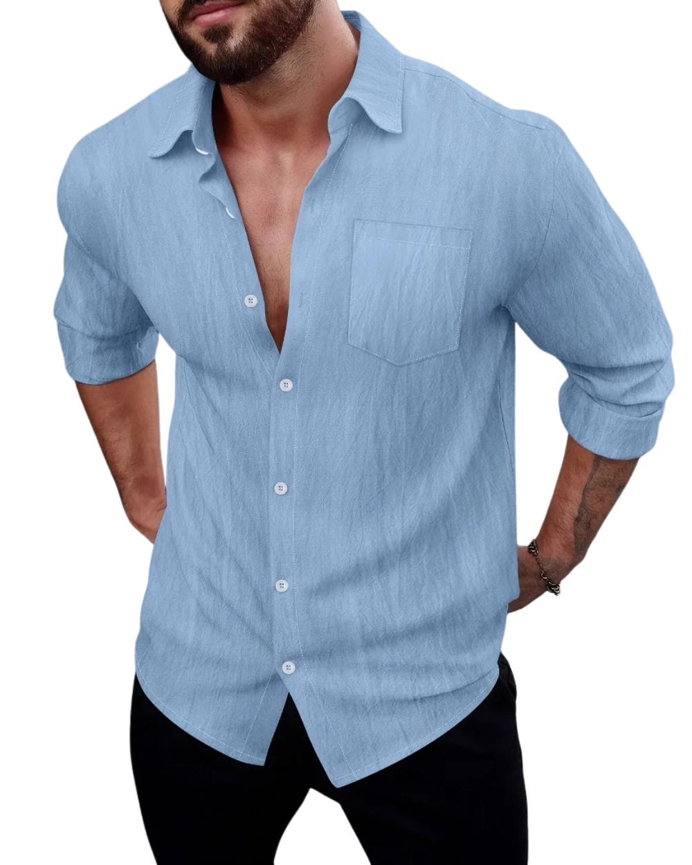Camisa informal de hombre