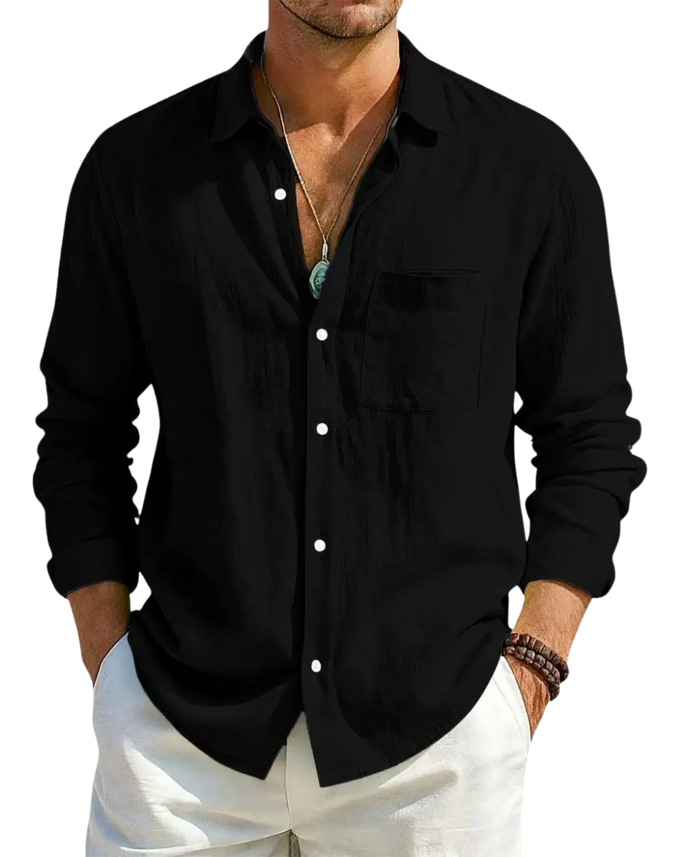 Camisa informal de hombre