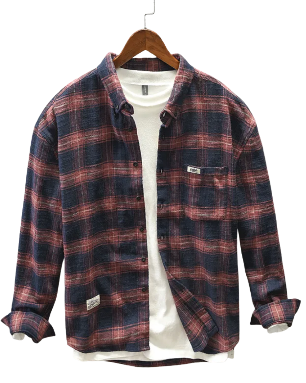 Camisa elegante a cuadros