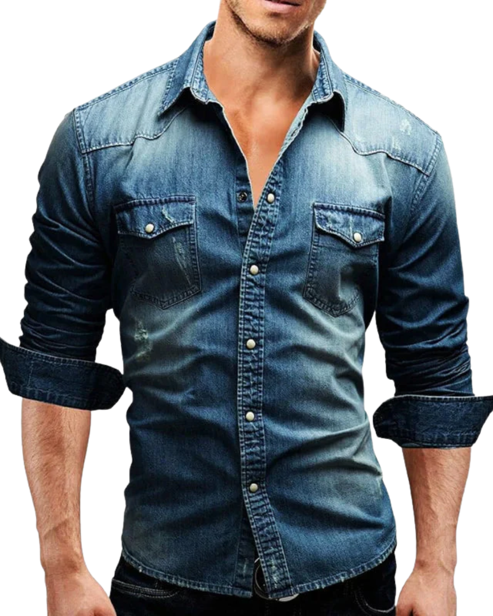 Camisa vaquera elegante