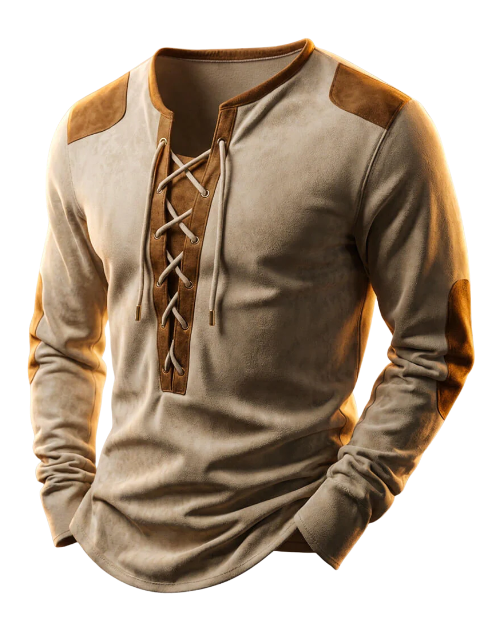Camisa Henley vintage