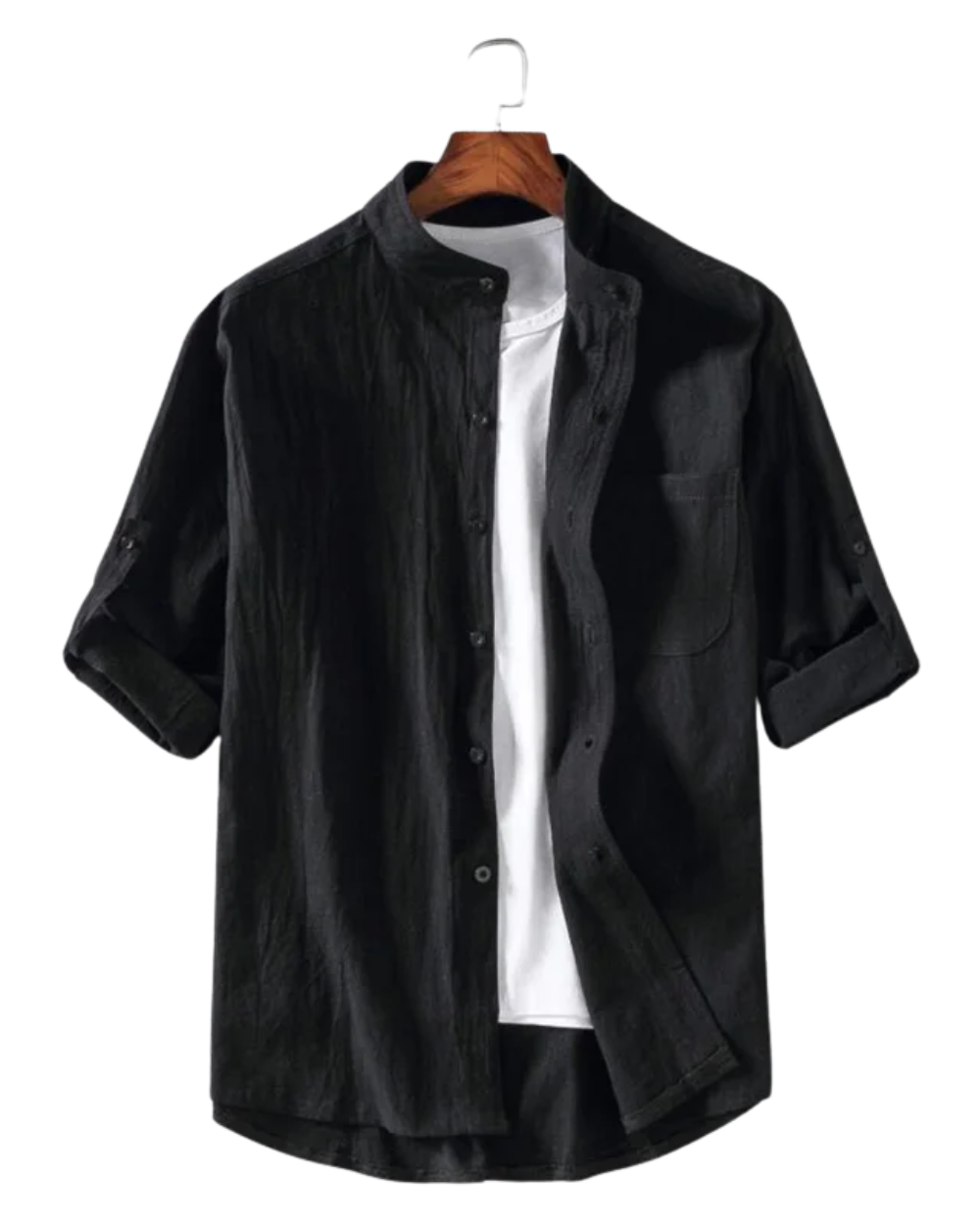 Camisa informal de lino
