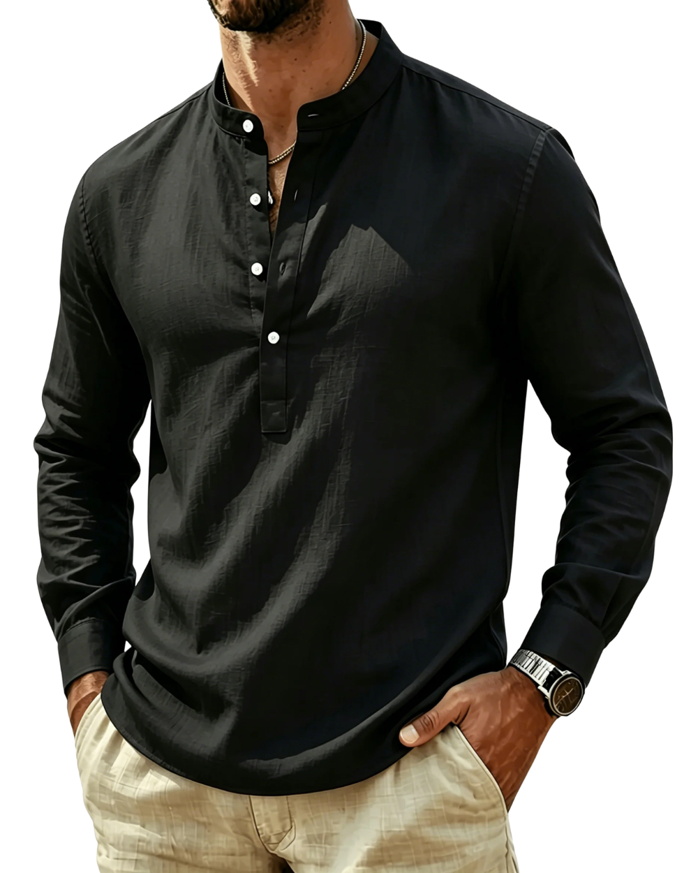 Camisa elegante de algodón