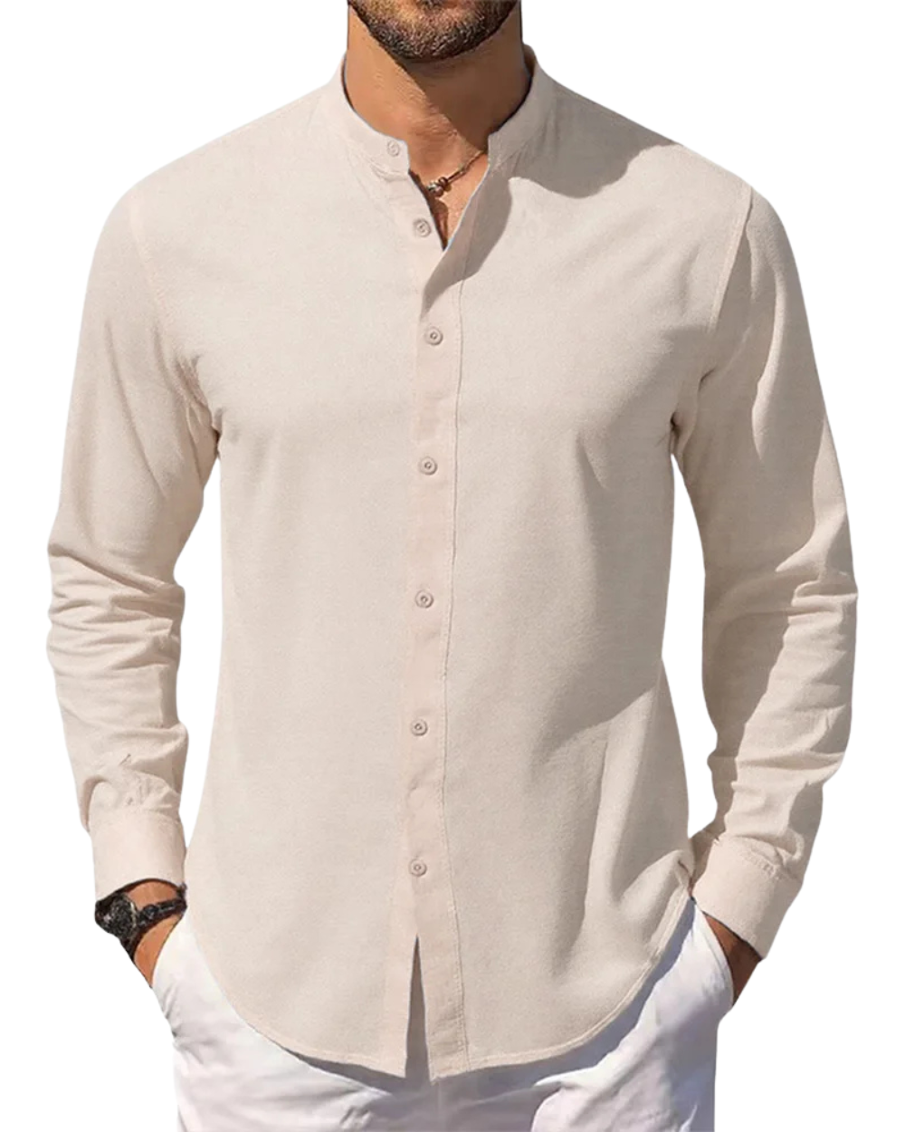 Camisa elegante de hombre