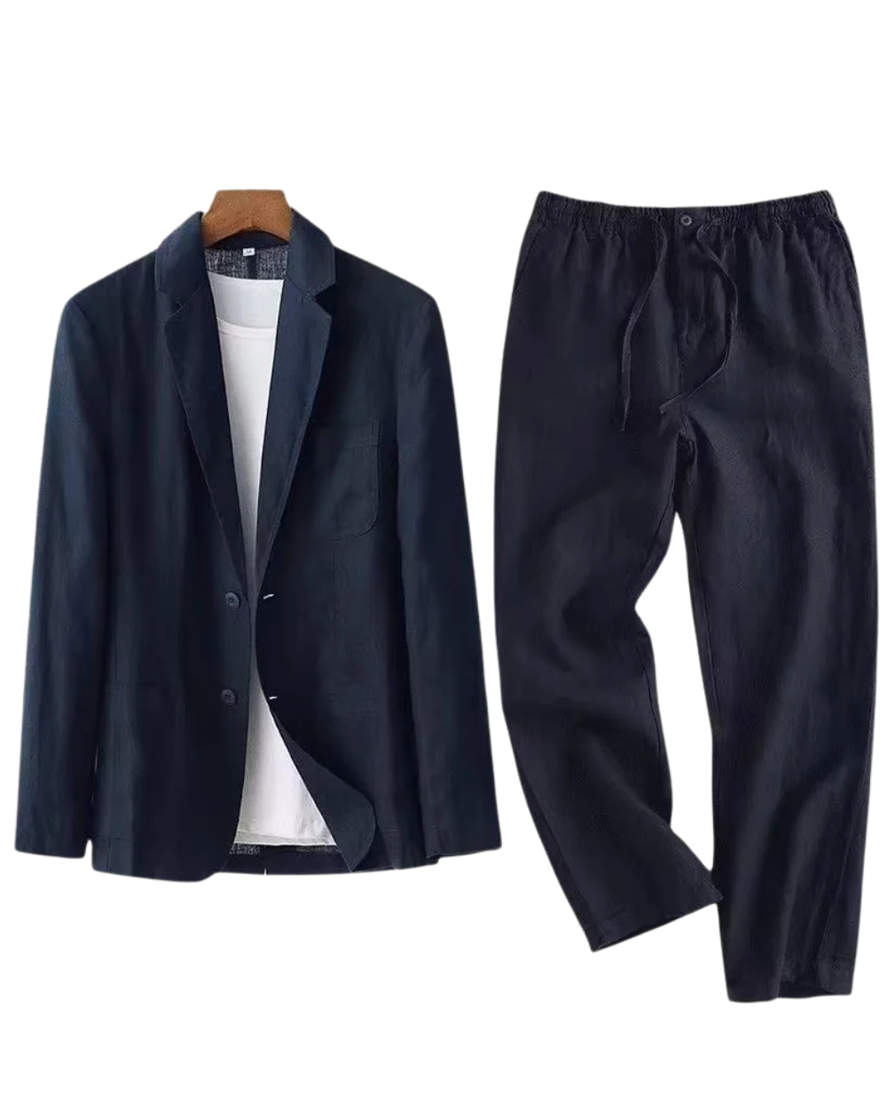 Conjunto informal de lino