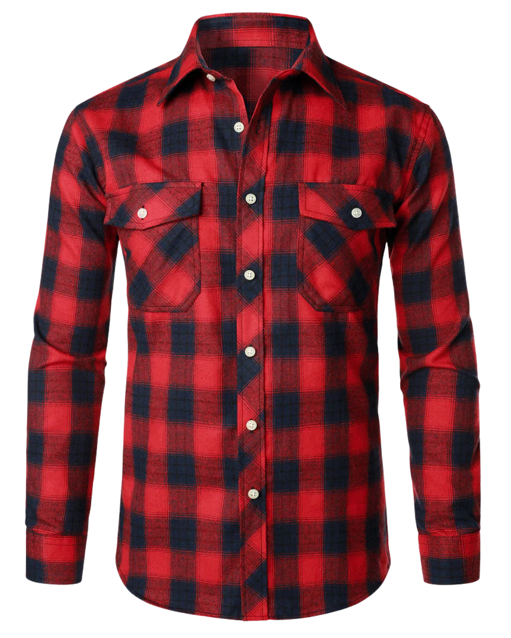 Camisa elegante a cuadros