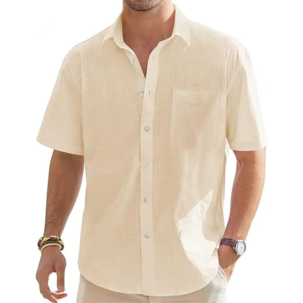 Camisa elegante de algodón
