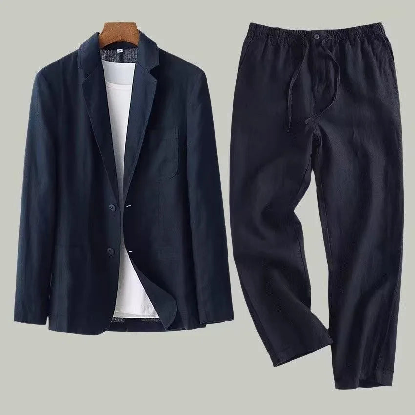 Conjunto informal de lino