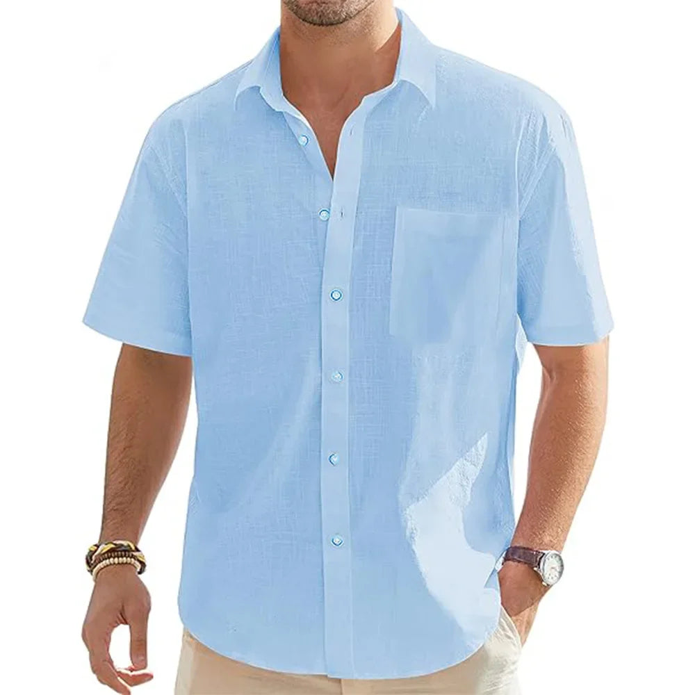 Camisa elegante de algodón