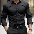 Camisa de vestir de corte entallado