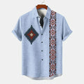 Camisa vintage de manga corta