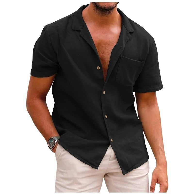 Camisa elegante de algodón