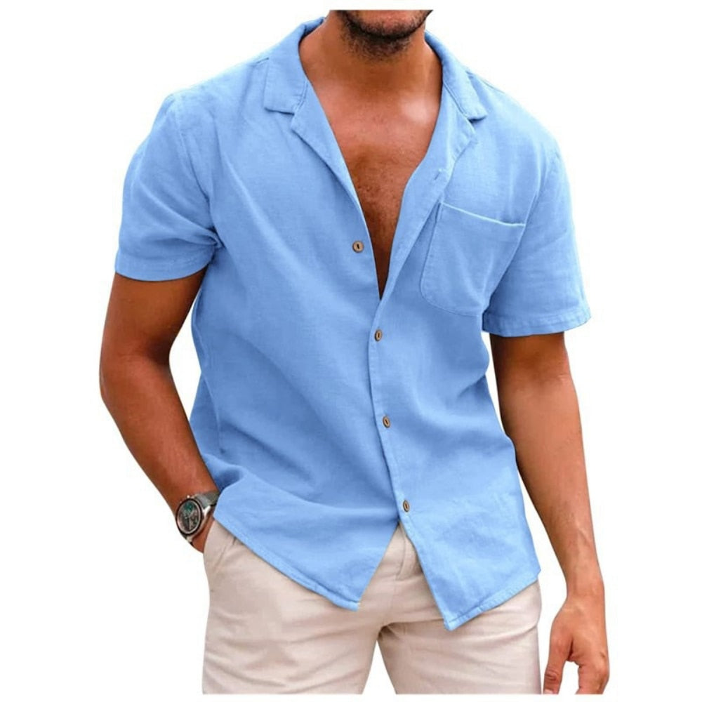 Camisa elegante de algodón