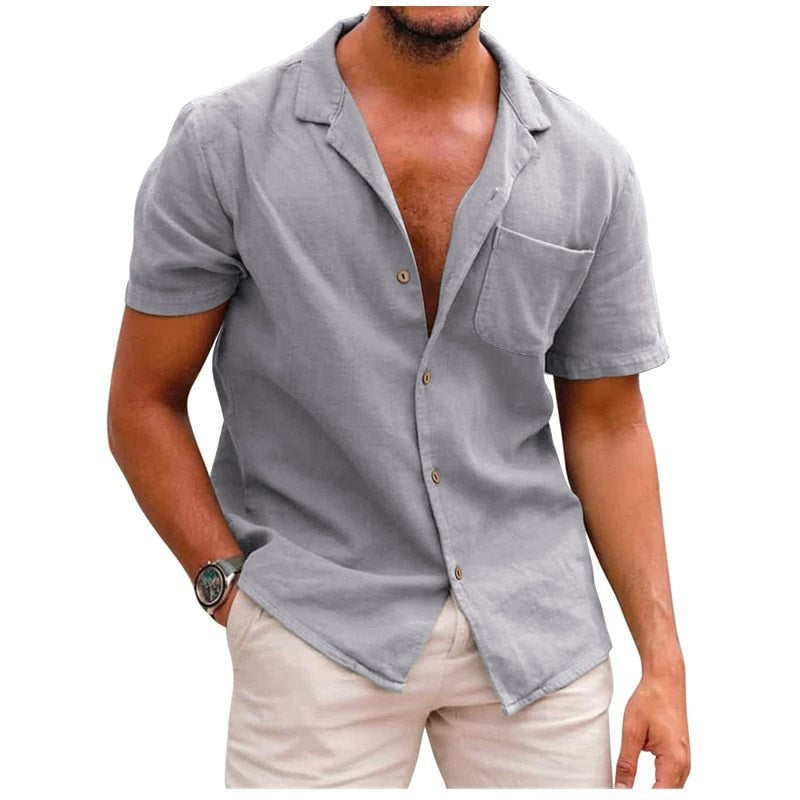 Camisa elegante de algodón