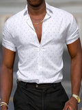 Camisa elegante de manga corta
