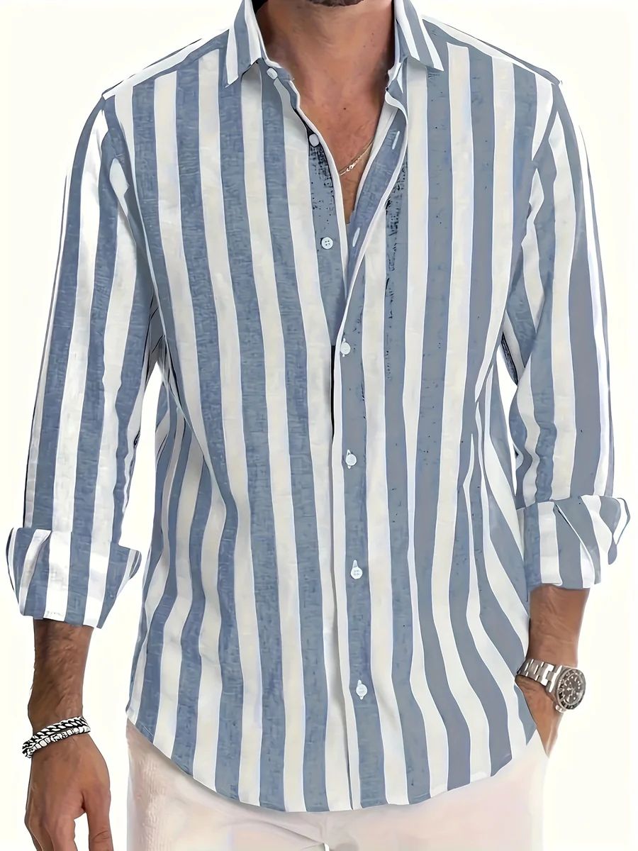Camisa de verano a rayas