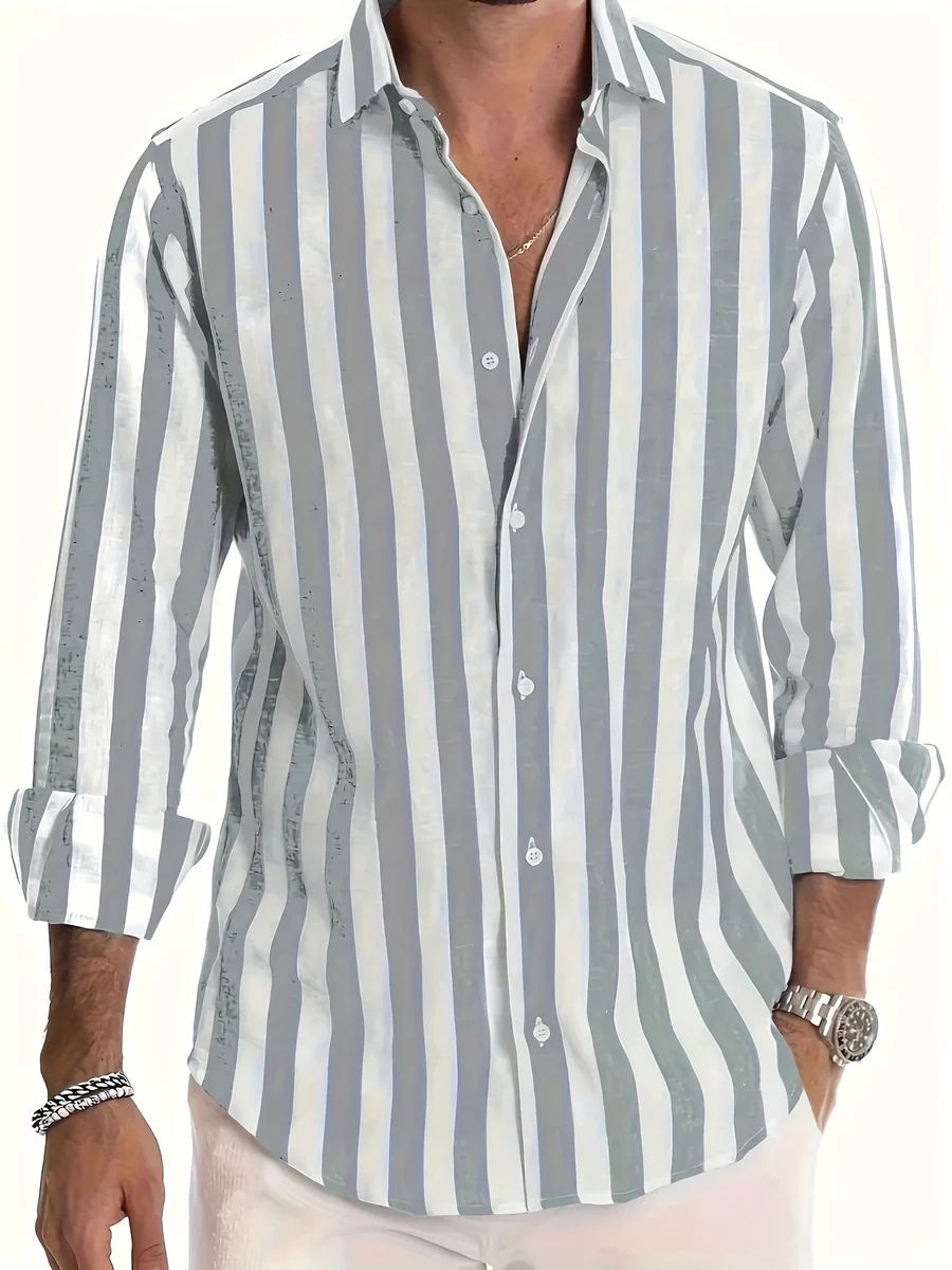 Camisa de verano a rayas