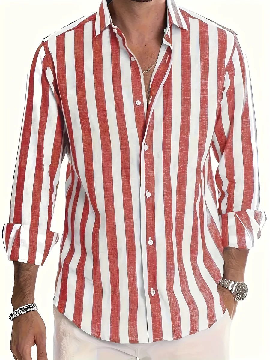 Camisa de verano a rayas