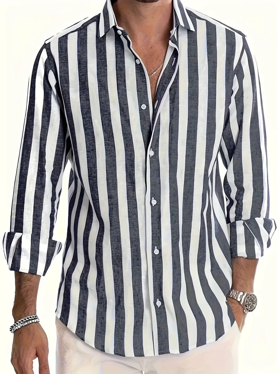 Camisa de verano a rayas