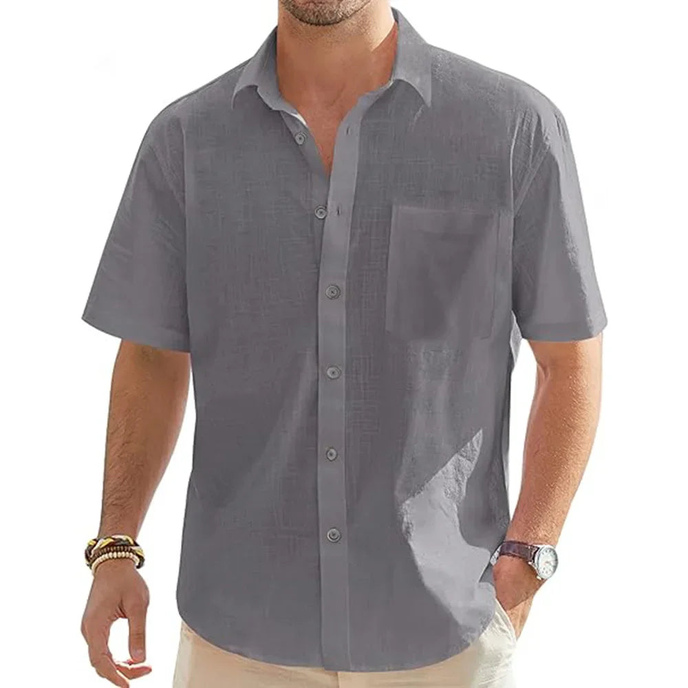 Camisa elegante de algodón
