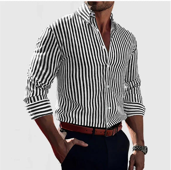 Camisa elegante a rayas