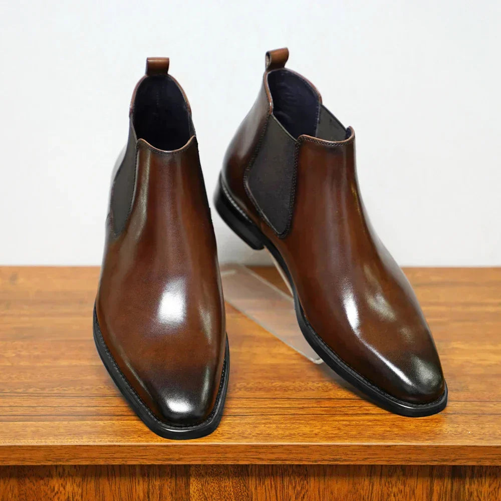 Botines Chelsea de cuero Percival