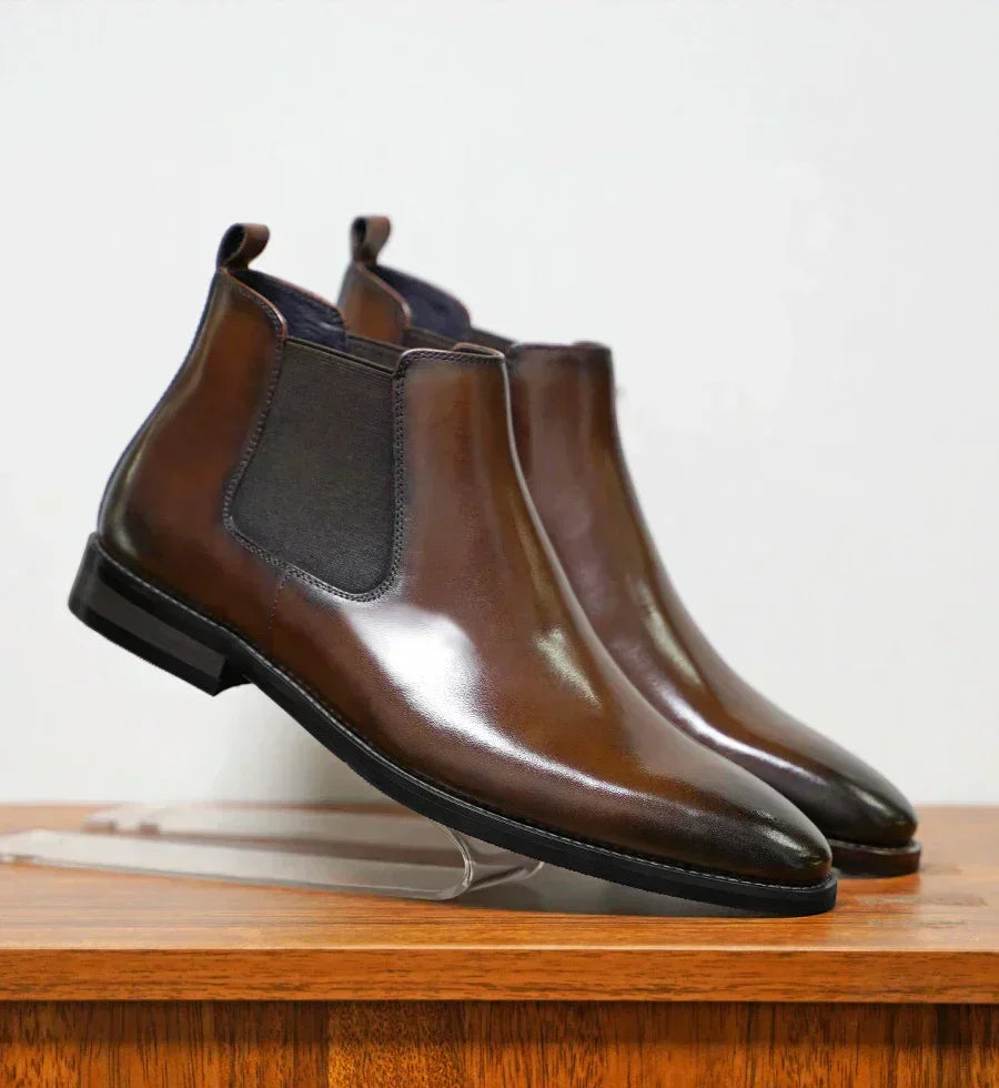 Botines Chelsea de cuero Percival