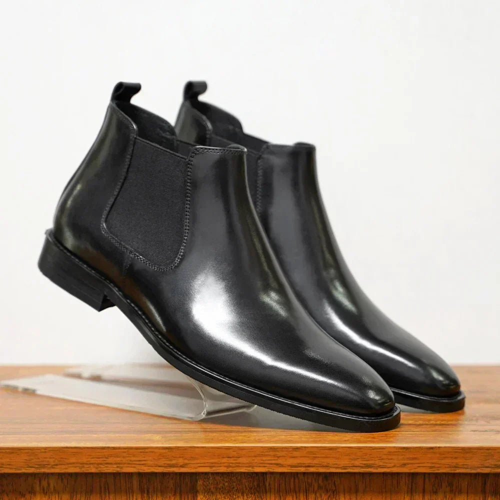 Botines Chelsea de cuero Percival
