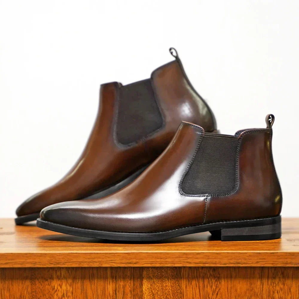 Botines Chelsea de cuero Percival