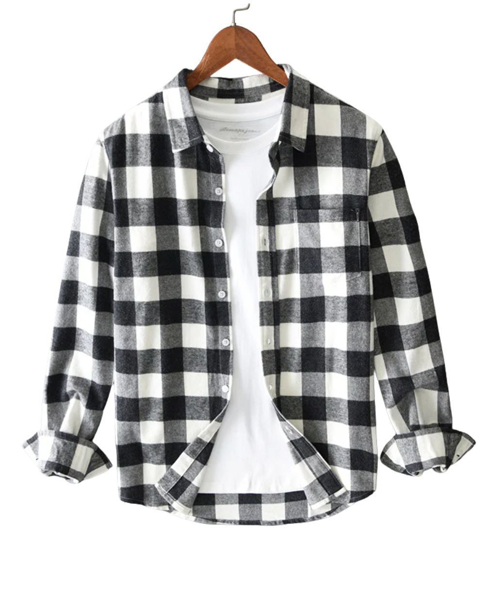Camisa elegante a cuadros