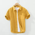 Camisa de algodón de manga corta