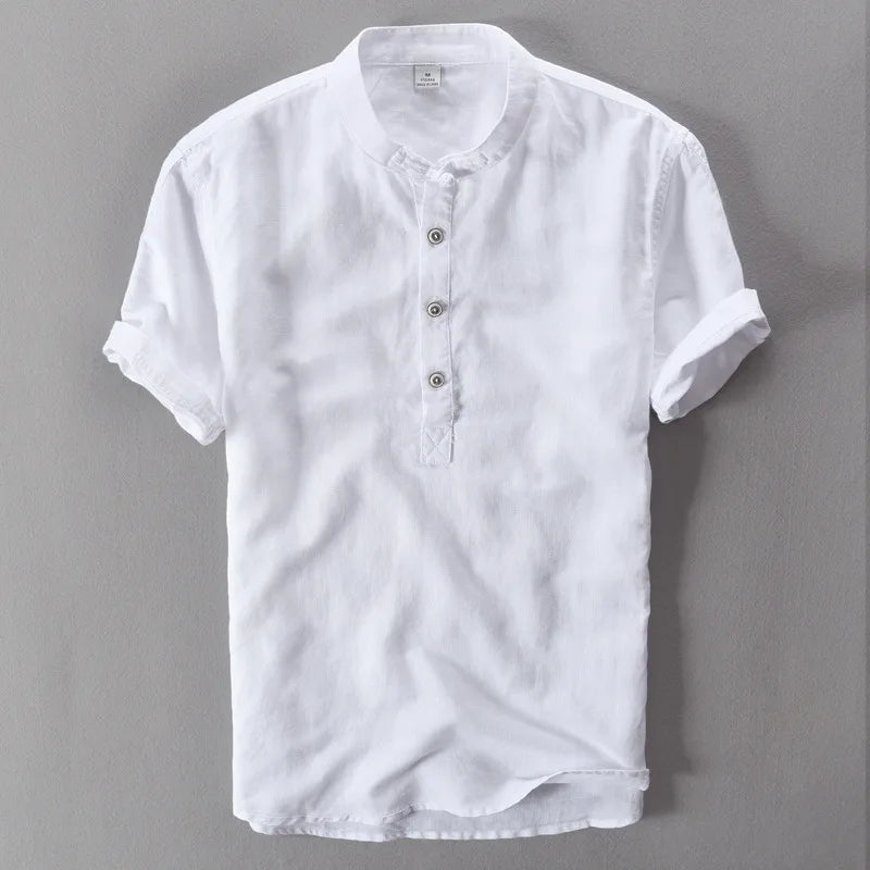 Camisa elegante de verano de algodón