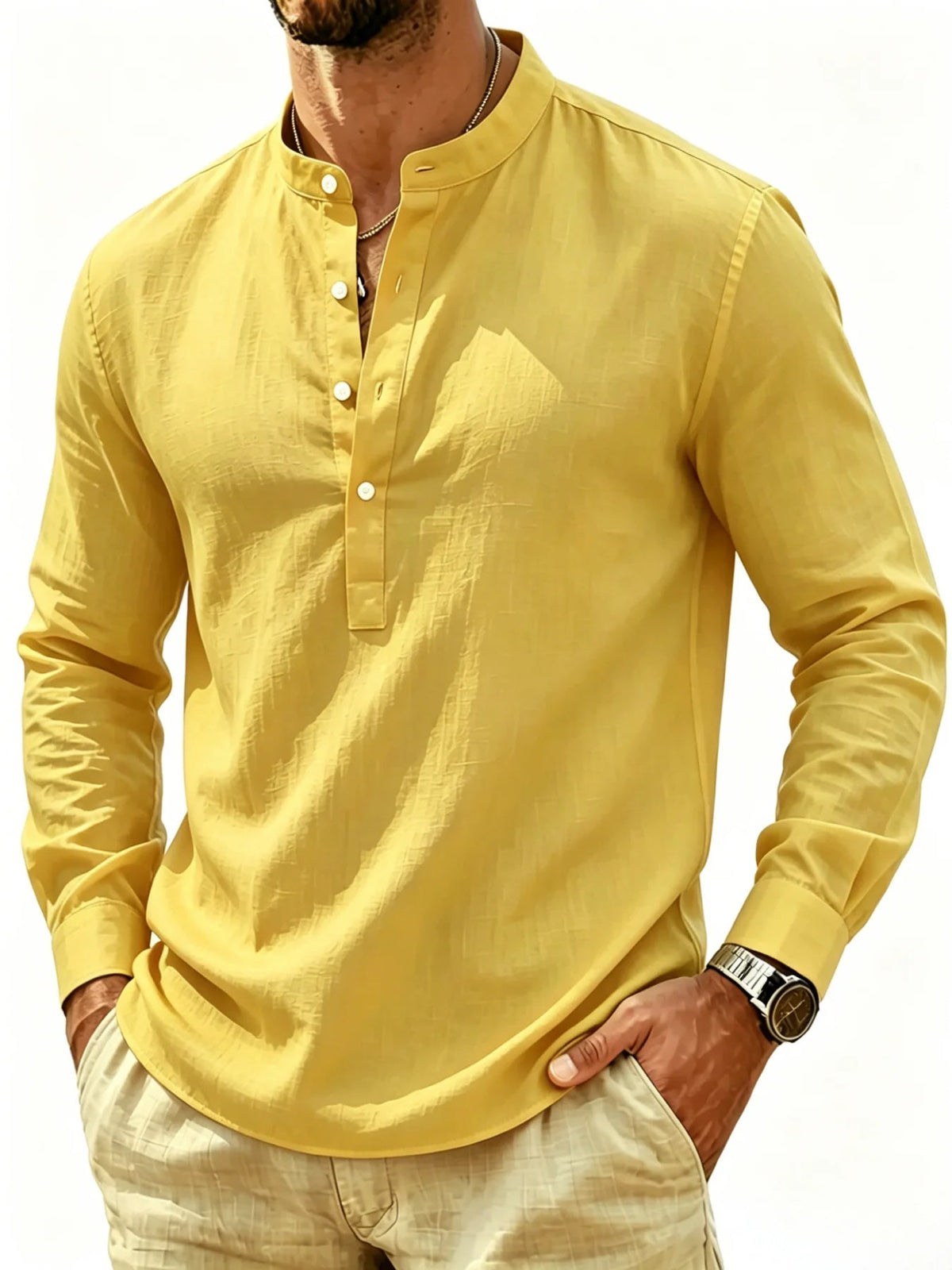 Camisa elegante de algodón