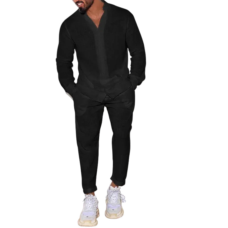 Elegante conjunto de algodón