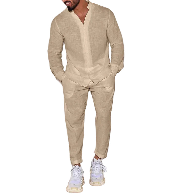 Elegante conjunto de algodón