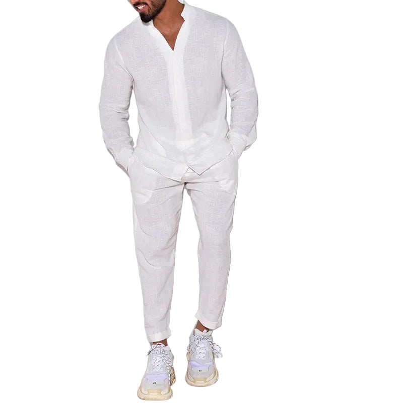 Elegante conjunto de algodón