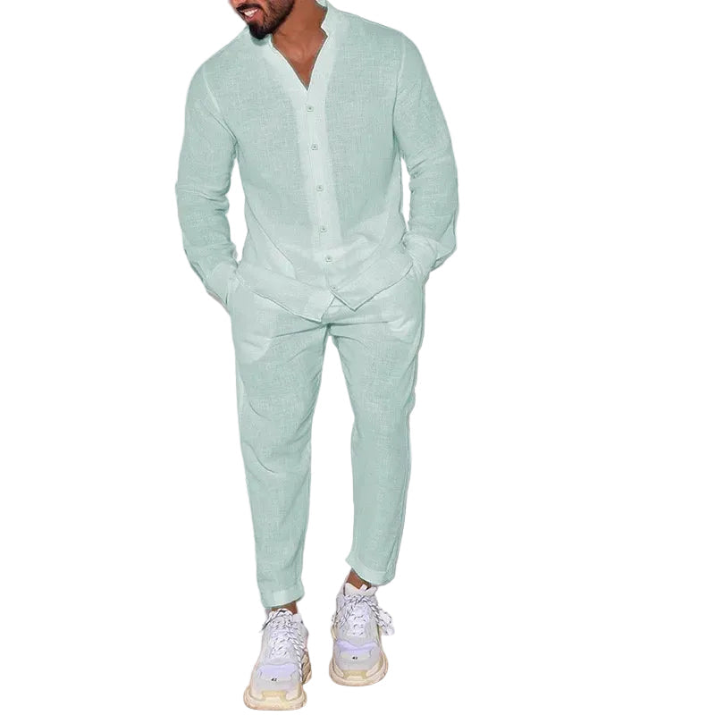 Elegante conjunto de algodón